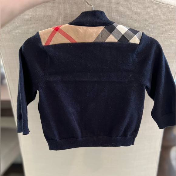 Burberry Children Zip Up Sweater - size 6 mo - Picture 2 of 6